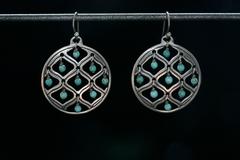 Vintage Dangling Turquoise Drop Earrings