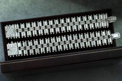 Victorian Matched Set of Sterling Silver Link Bracelets/Necklace