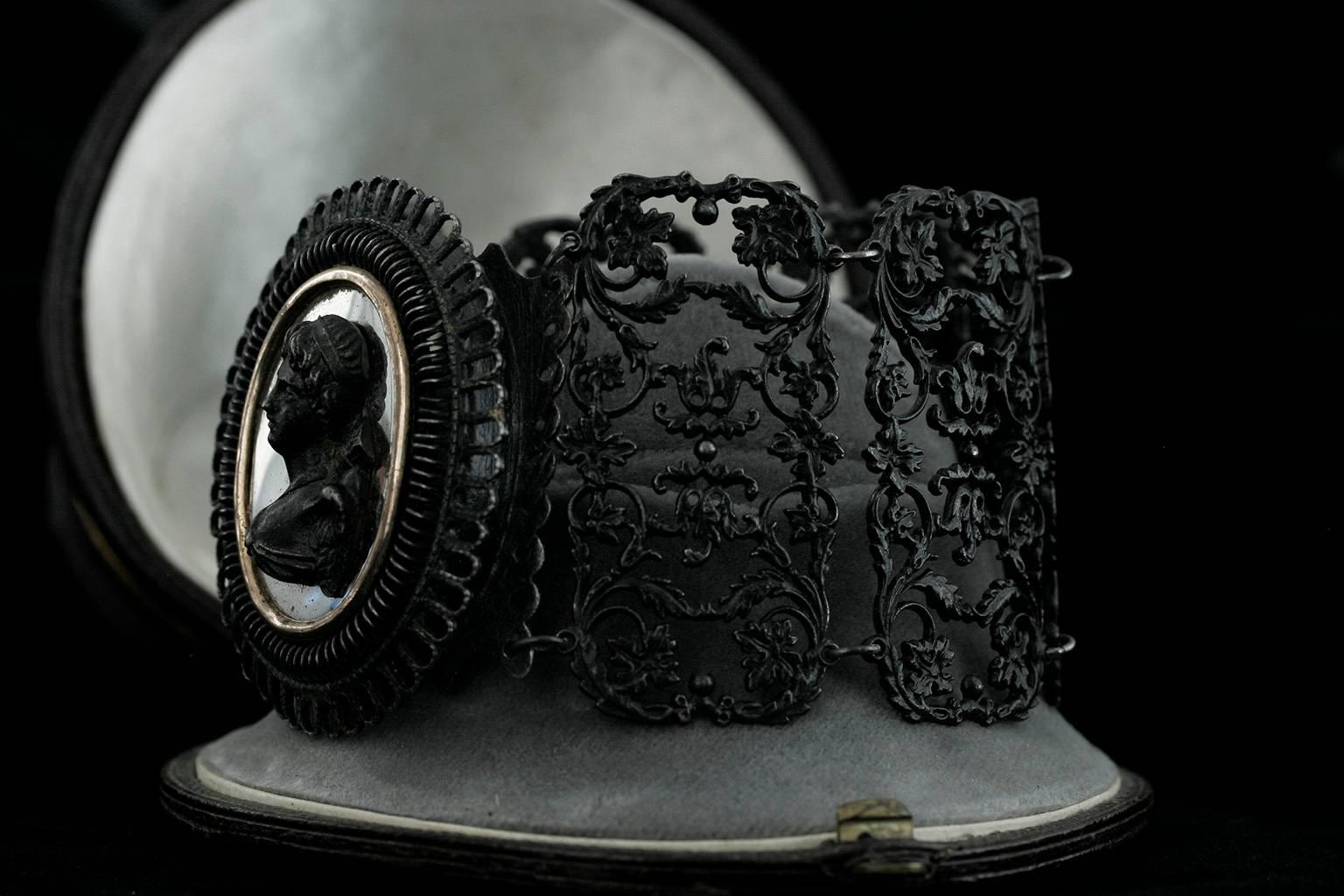 Georgian Antique Berlin Iron Bracelet For Sale