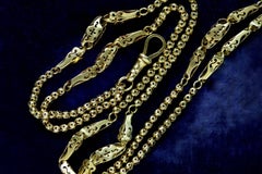 Victorian Ornate Gold Chain