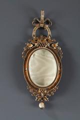 After Fragonard La Fontaine de l'Amour Enamel Silver-Gilt Pendant