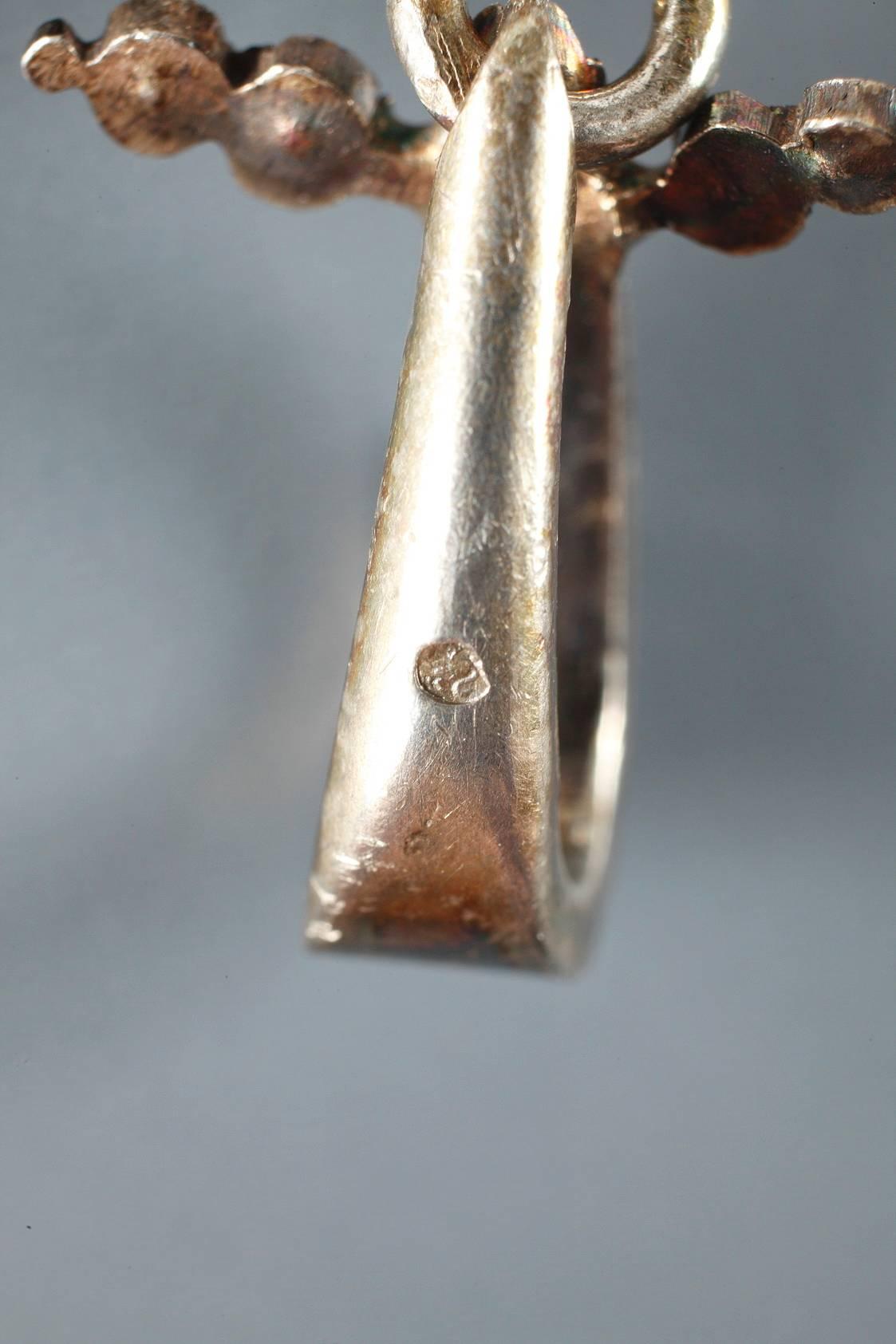 Women's Mid 19th Century Silver Gilt Enamel Locket