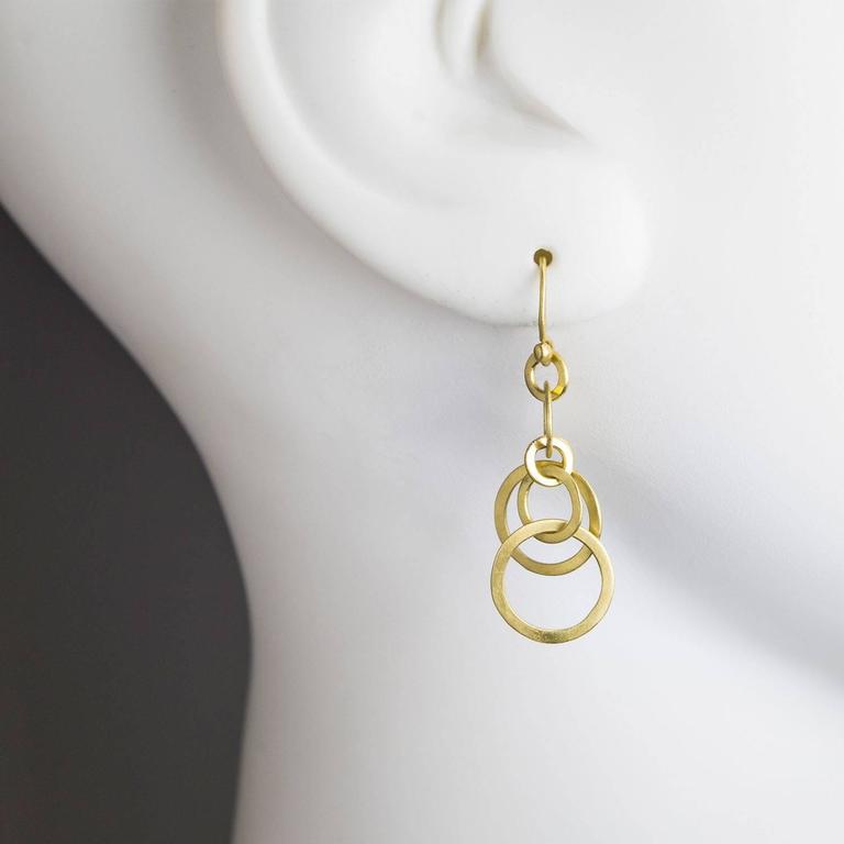 Faye Kim Gold MultiLoop Earrings at 1stDibs