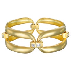 Faye Kim, bracciale in oro 18 carati e diamanti a cupola, 2,08 carati, stile moderno