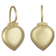 Pendientes con bisagra en forma de pera de oro de 18 quilates Faye Kim