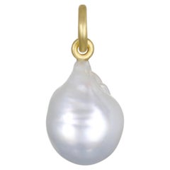 Faye Kim 18 Karat Gold Baroque South Sea Pearl Pendant