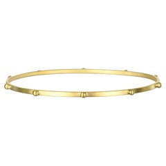 Faye Kim Armreif aus 18-Karat-Gold mit Granulationsmuster