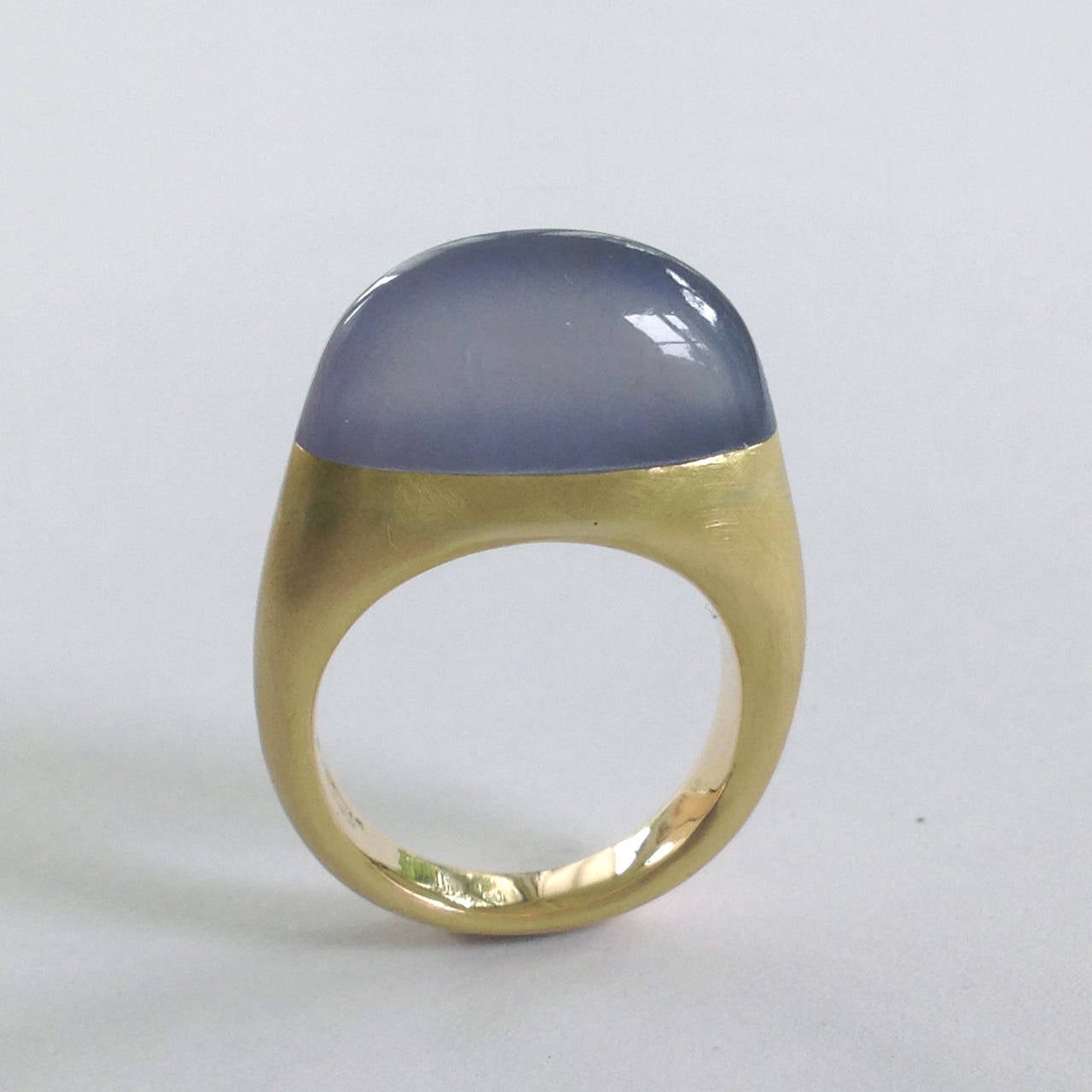 Women's Dalben Namibian Chalcedony Gold Ring