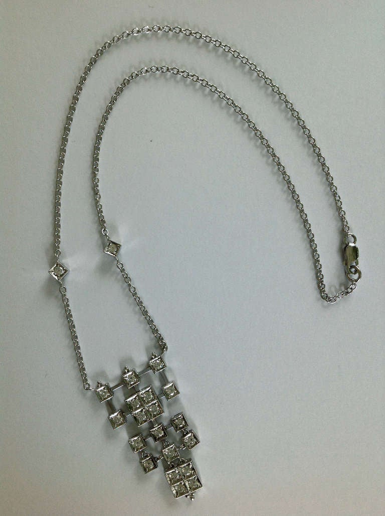 Dalben Diamond Gold Pendant Necklace 1