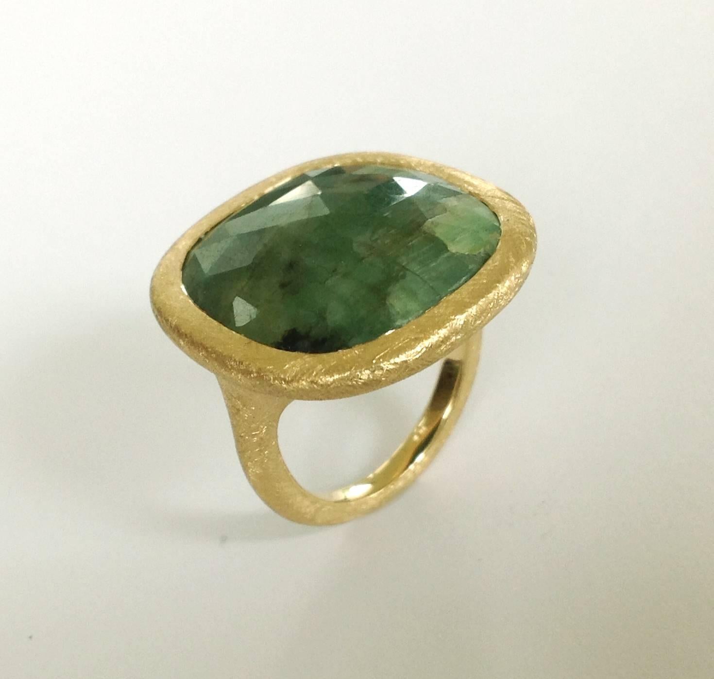 raw emerald engagement rings