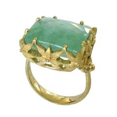 Dalben Aquamarine Gold Ring