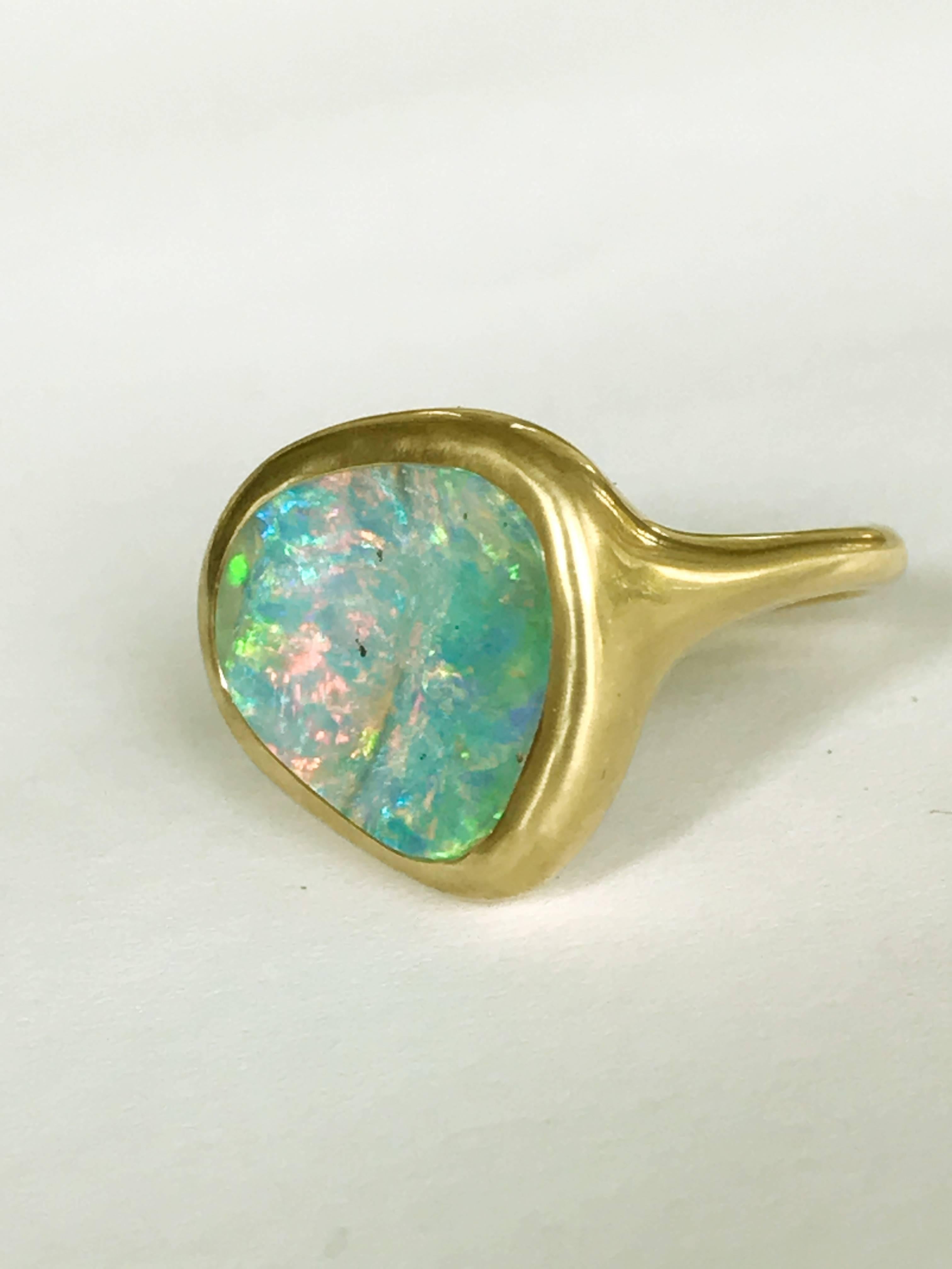 opal boulder ring