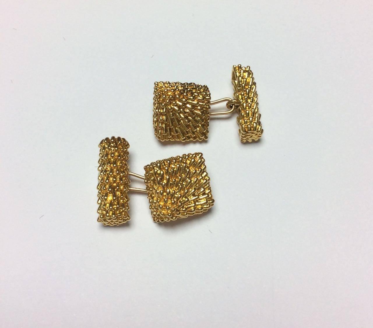 1960s Van Cleef & Arpels cufflinks in 18k gold.