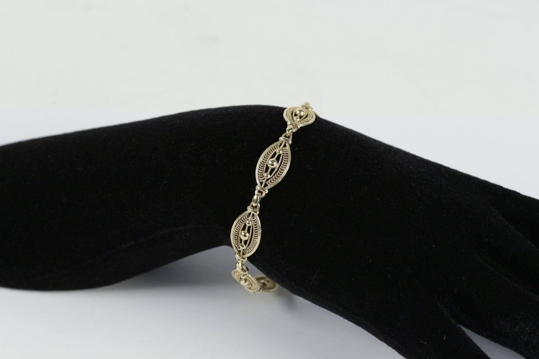 1900s French Antique Gold Bracelet Necklace  For Sale 3