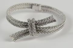 1950's Gold Bow French Bracelet