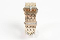 1950s Diamond Gold Buckle Bracelet