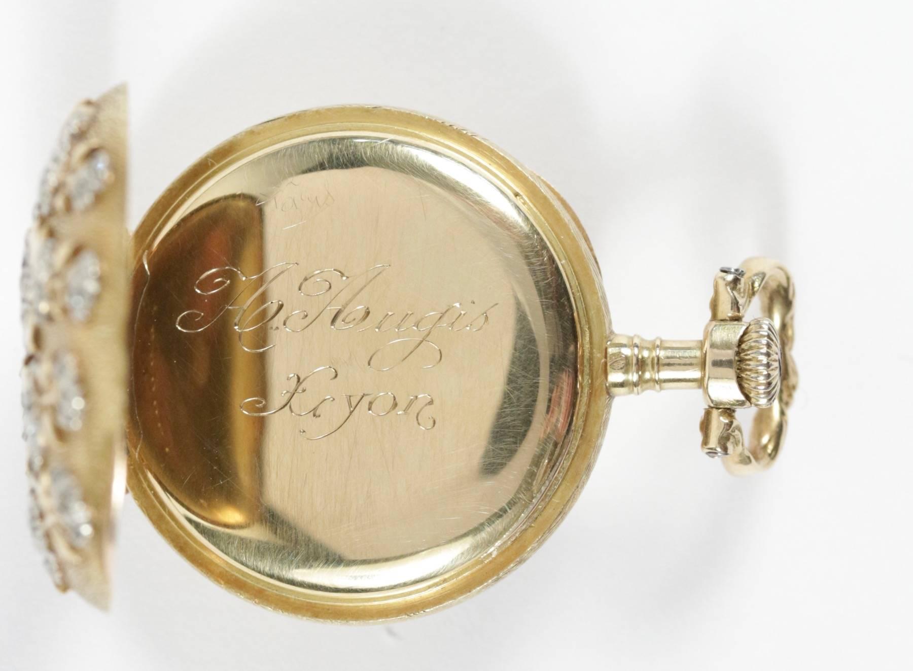 women's gold pocket watch
