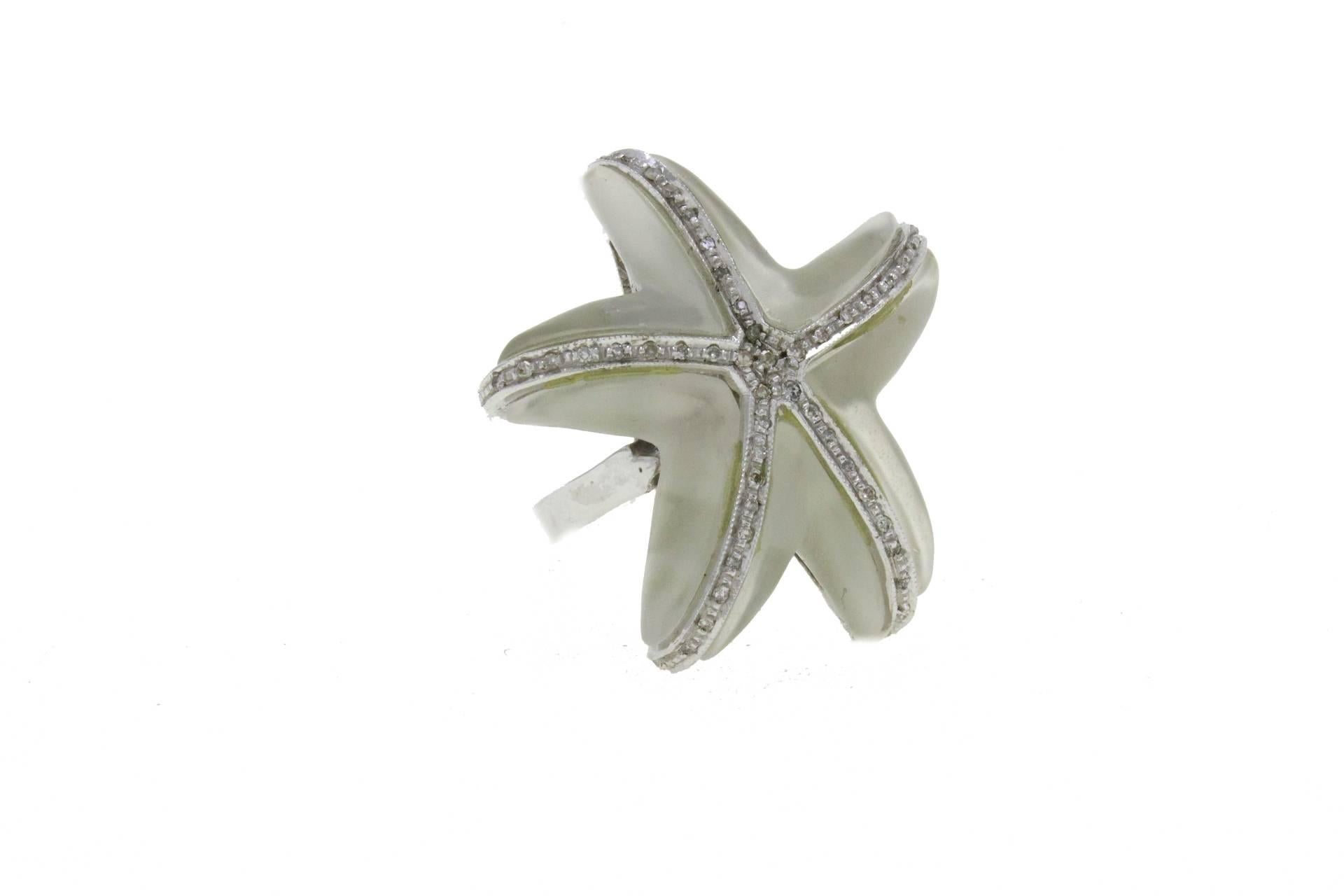 Make yourself feel a siren, wearing this beautiful starfish ring. its simplicity will make every special occasion memorable
US Size
Width 0.99 inches
Lenght 1.18 inches
Diameter 0.66 inches
ref.gcgf