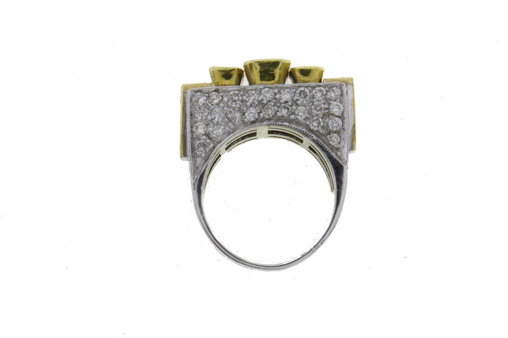 Luise Sapphire Diamond Gold Ring 1