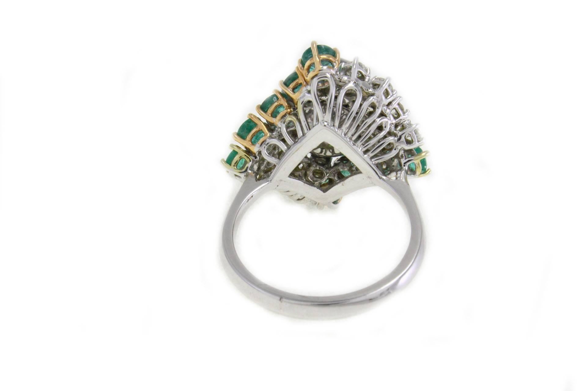 pearl emerald ring