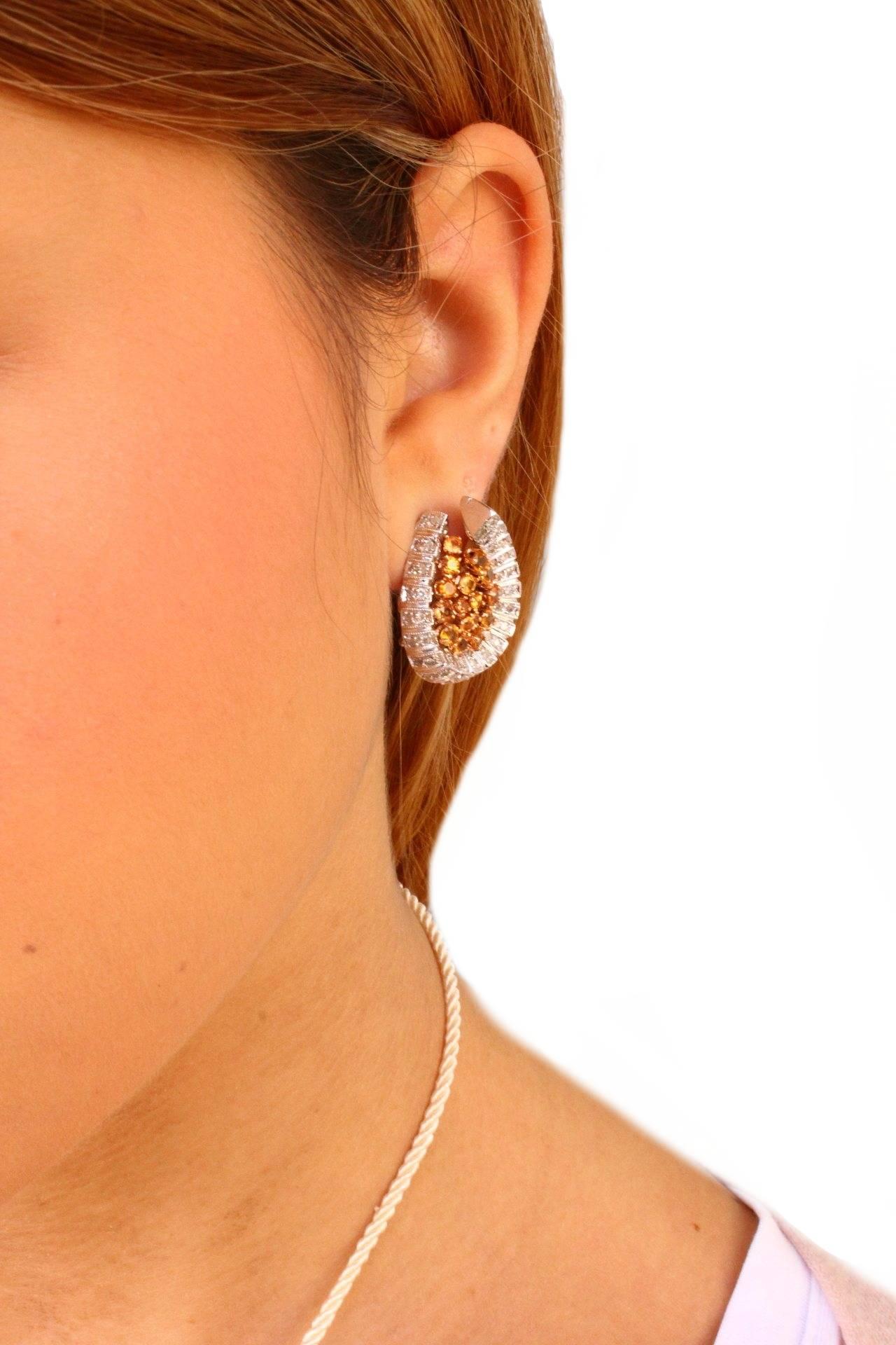 Women's Luise Teardrop Sapphire Diamond Earrings