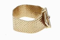 Rubies Diamonds Yellow Gold Bracelet