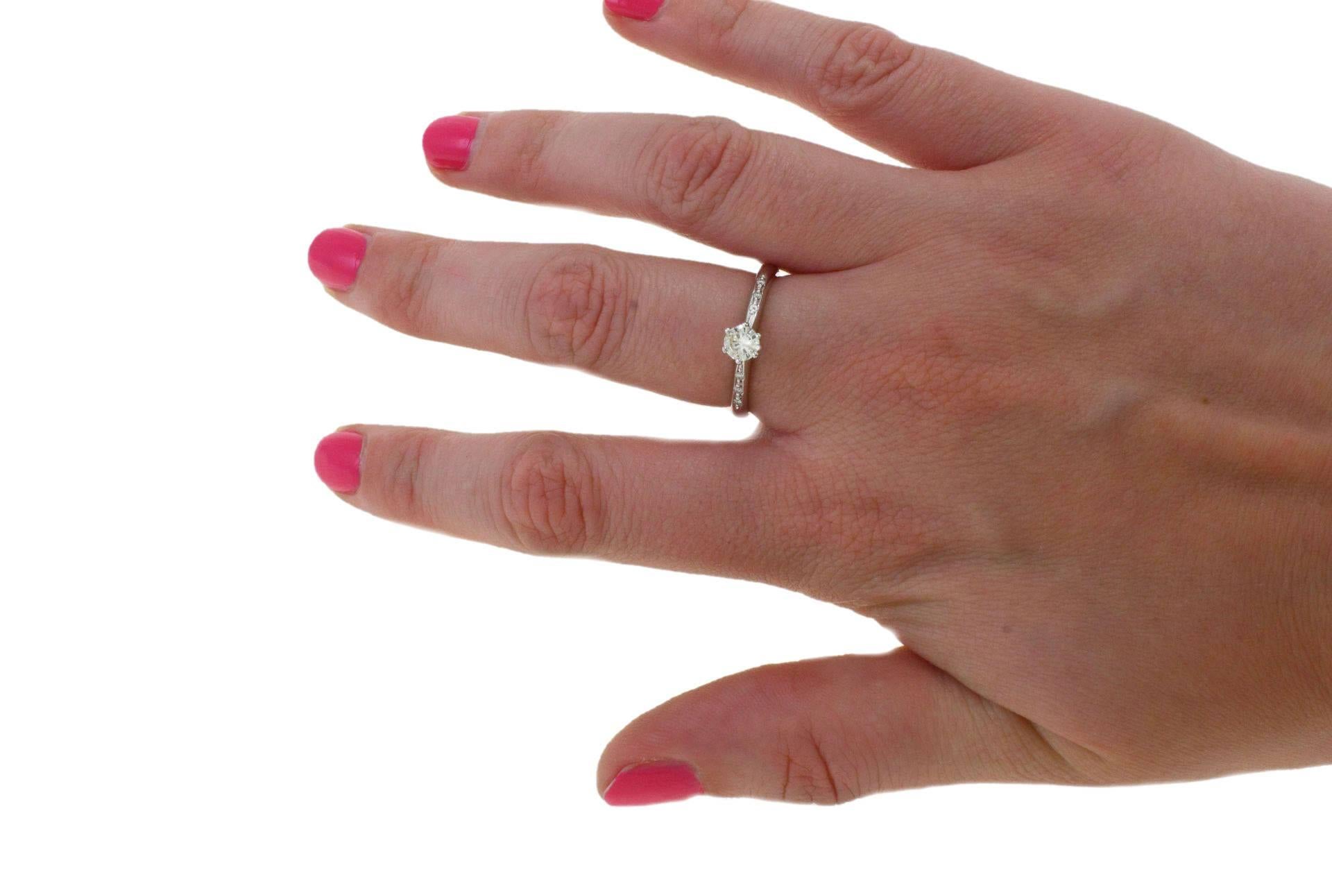 Luise Diamonds Solitaire Ring  1