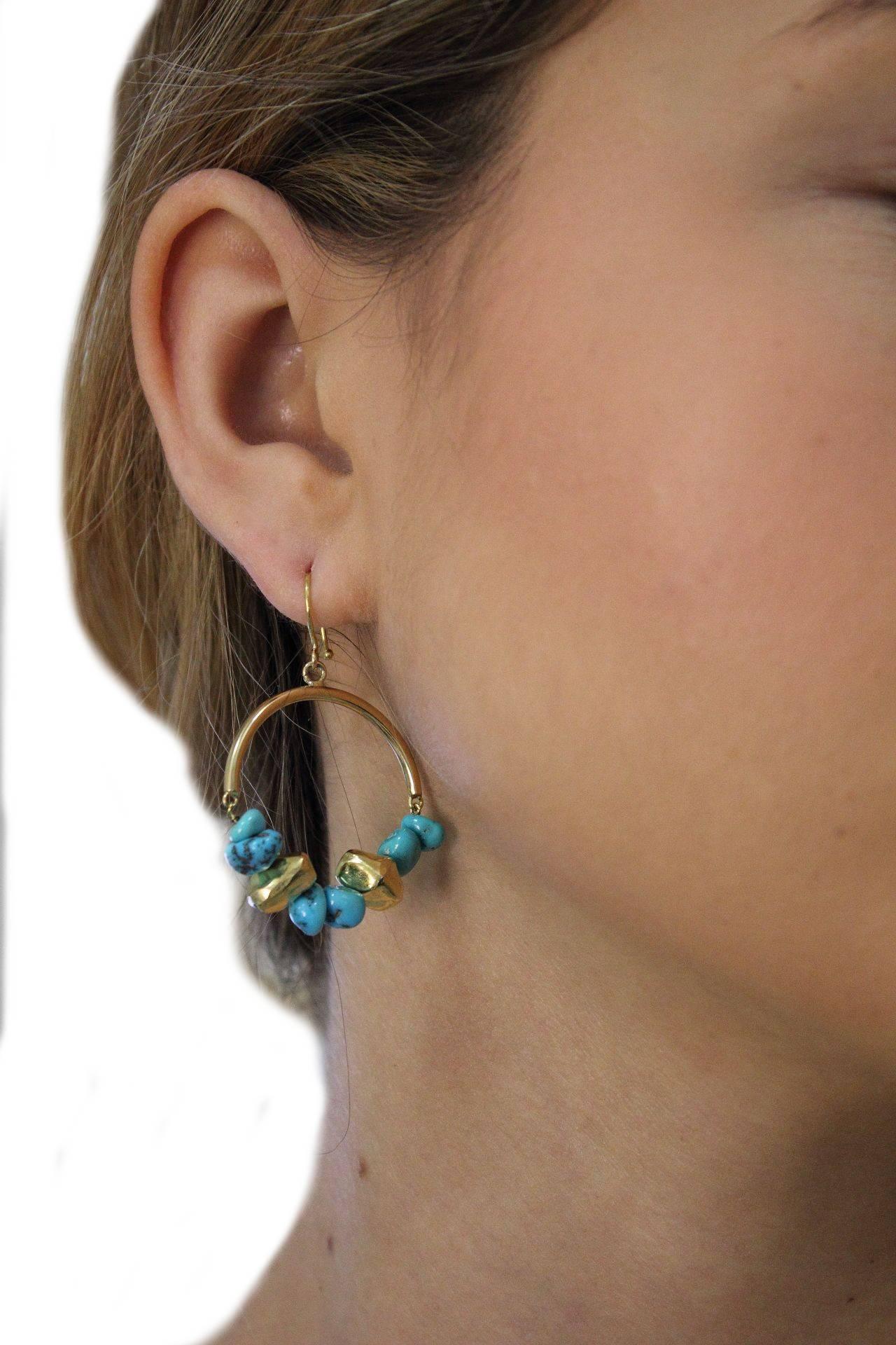 turquoise with gold matrix