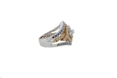 Fancy Diamond Dome Gold  Ring