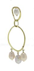 Luise Yellow Gold Drop Earrings