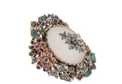 Rock Crystal Dome Ring