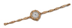 Diamanten, Uhrenarmband aus 14-Karat-Roségold.