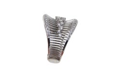 0.80 ct White Diamonds, 18K White Gold Classic Band Ring