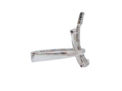 Diamanti, Anello in oro bianco 18 carati.