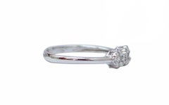 Diamonds, 18 Karat White Gold Ring.