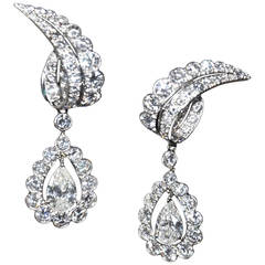 "Day & Night" Diamond Drop Earrings with Detachable Drops by Cartier