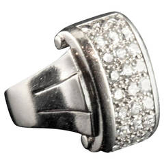 Rene Boivin Diamond Platinum Ring