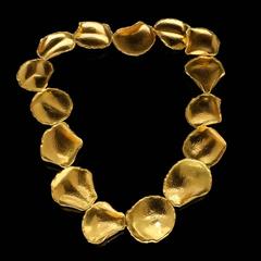 Tiffany & Co. Gold Rose Petal Necklace