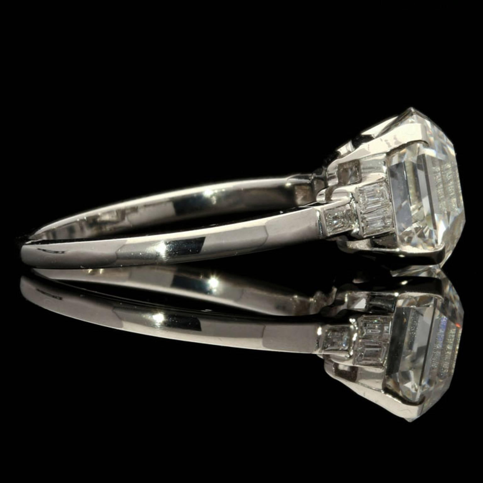 2 carat asscher cut diamond engagement rings