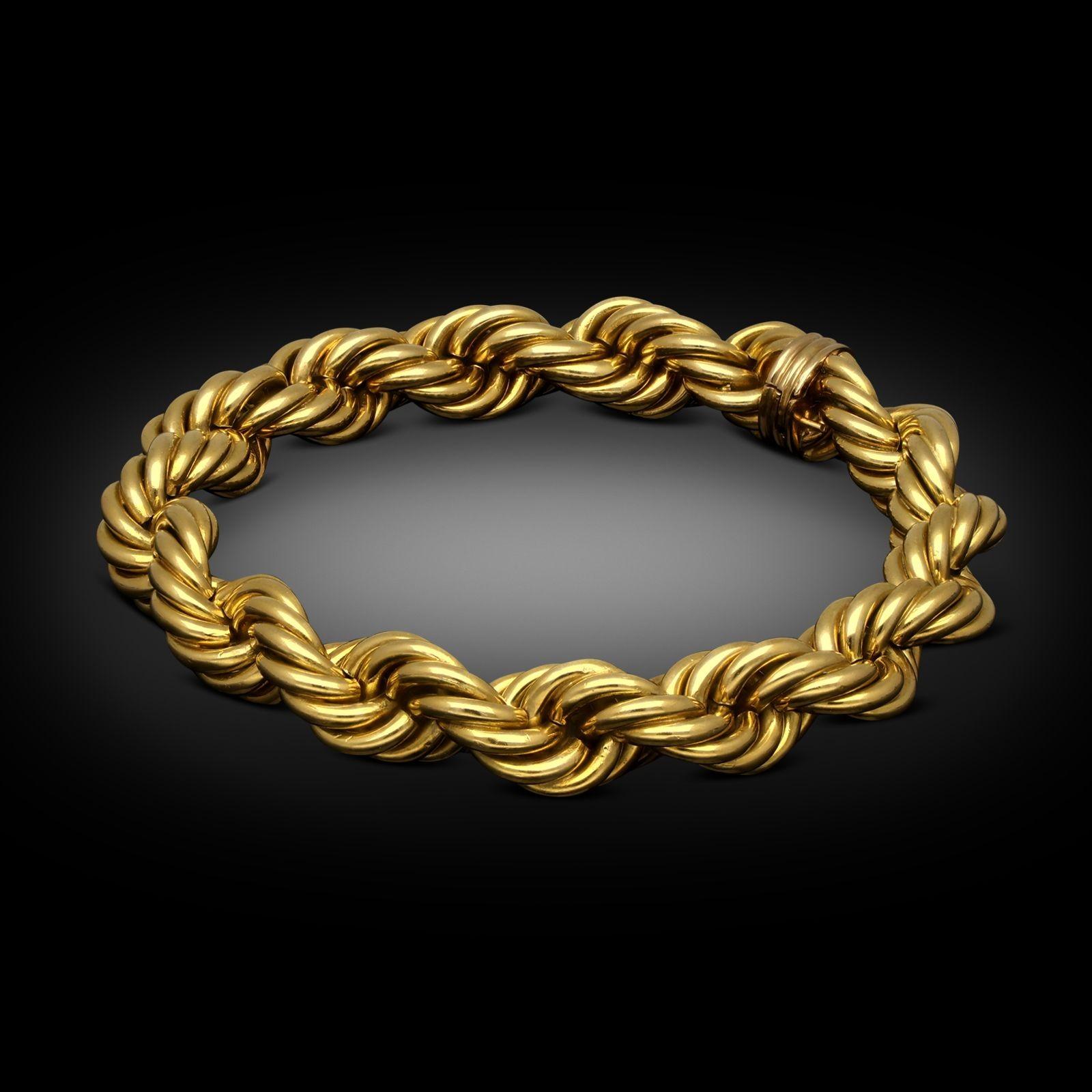 Bracciale Vintage Kutchinsky in oro giallo 18 ct. in vendita 1