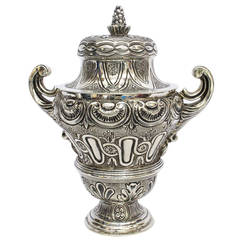 Tane Mexican Sterling Silver Covered Urn