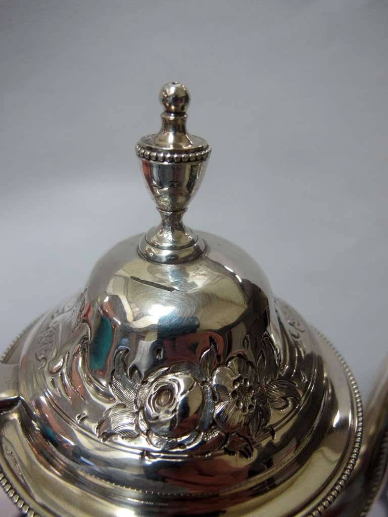Ann & Peter Bateman Georgian Sterling Silver Teapot sold by George Gray For Sale 3