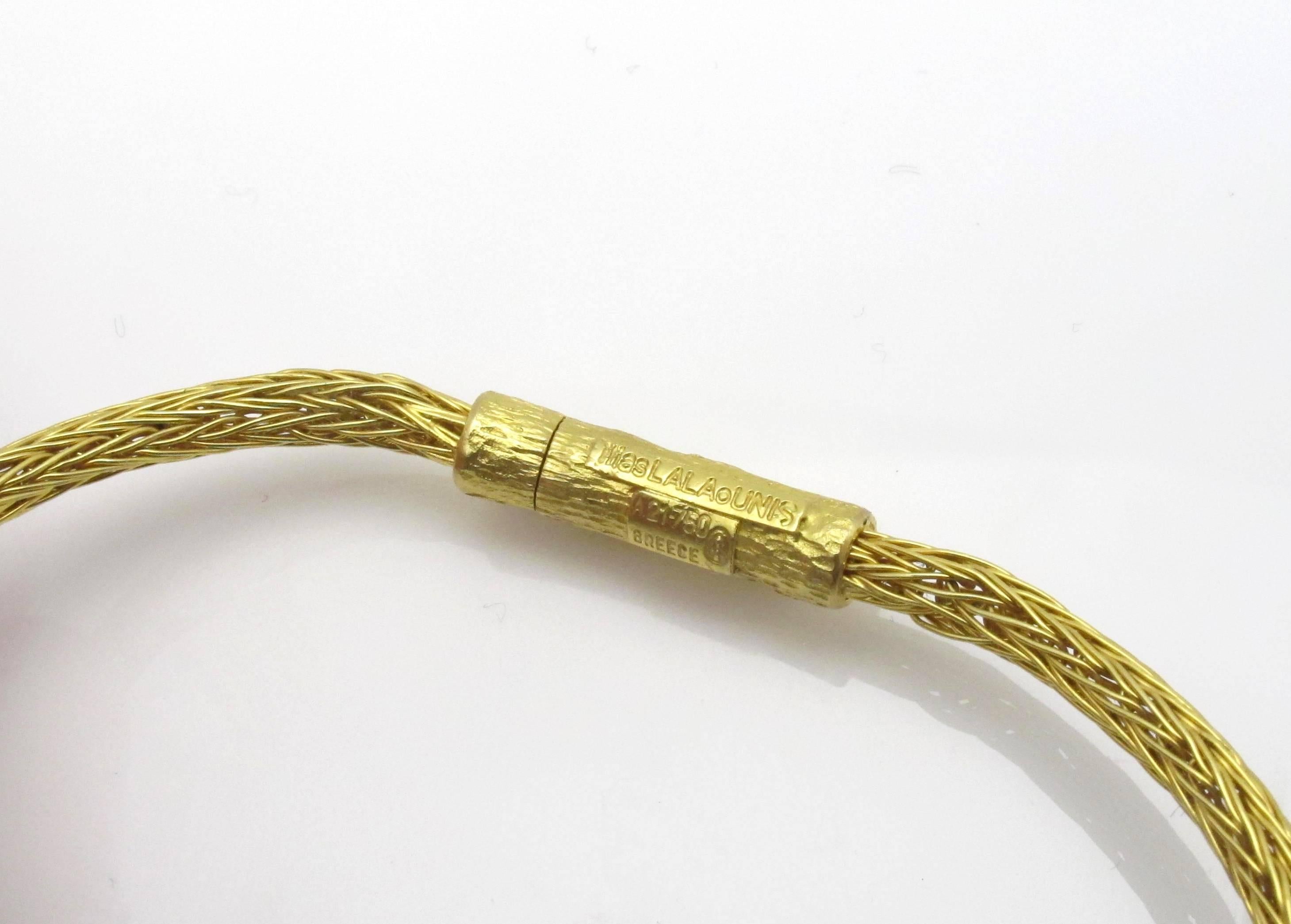 Women's Ilias Lalaounis Gold Ram's Head Knot Lariat Necklace