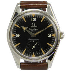 Retro Omega Steel Ranchero Wristwatch Circa 1960