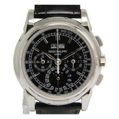Used Patek Philippe Platinum Grand Complications Chronograph Wristwatch Ref. 5970 P