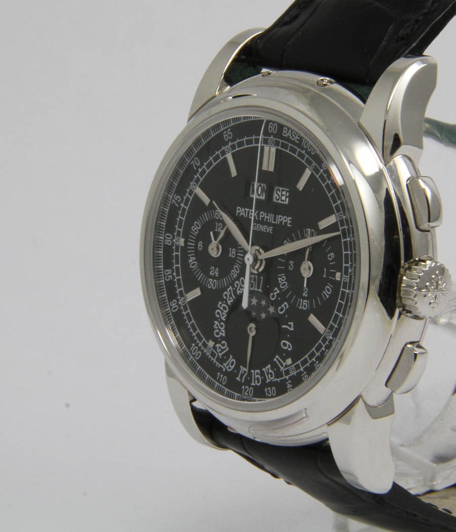 Patek Philippe Platinum Grand Complications Chronograph Wristwatch Ref. 5970 P In New Condition In Munich, Bavaria