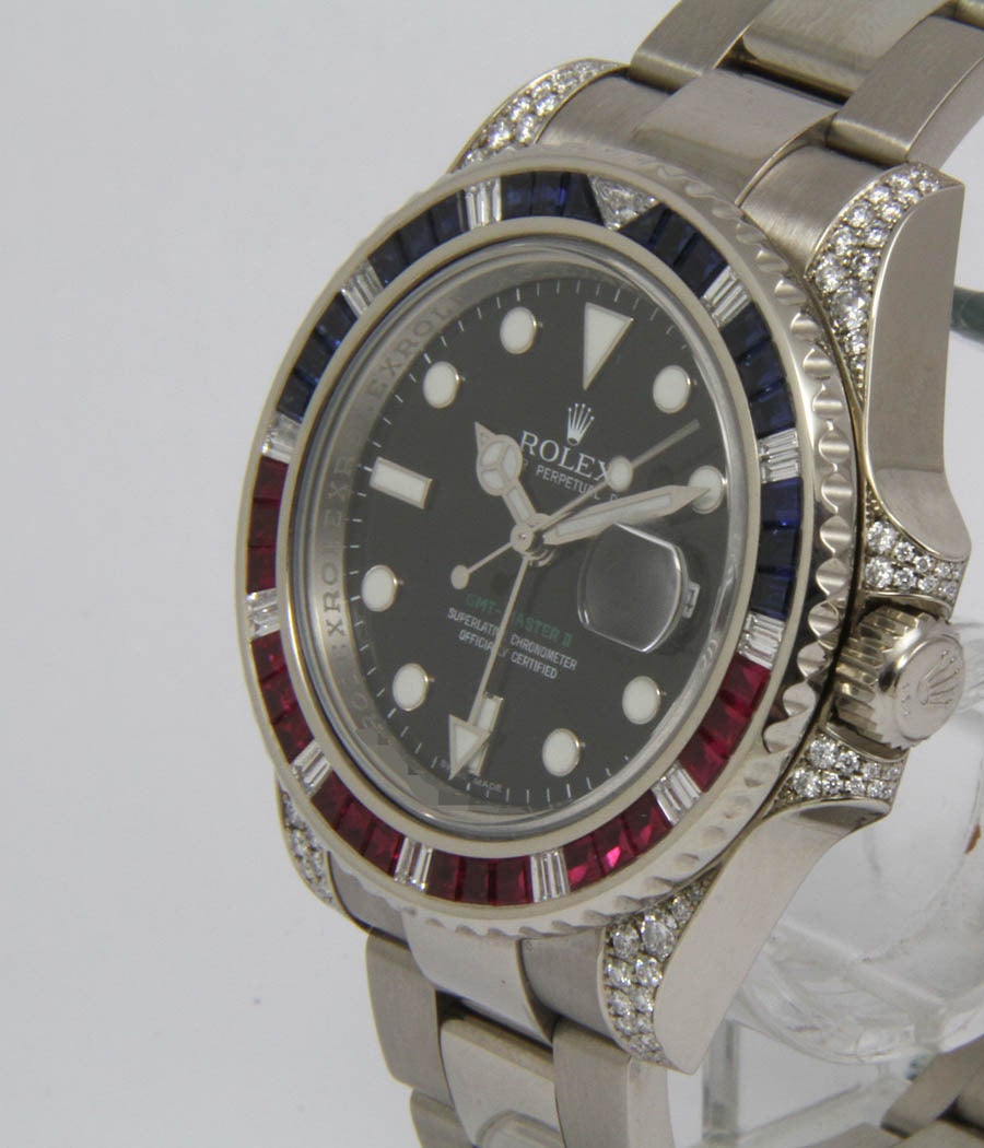 rolex saru white gold