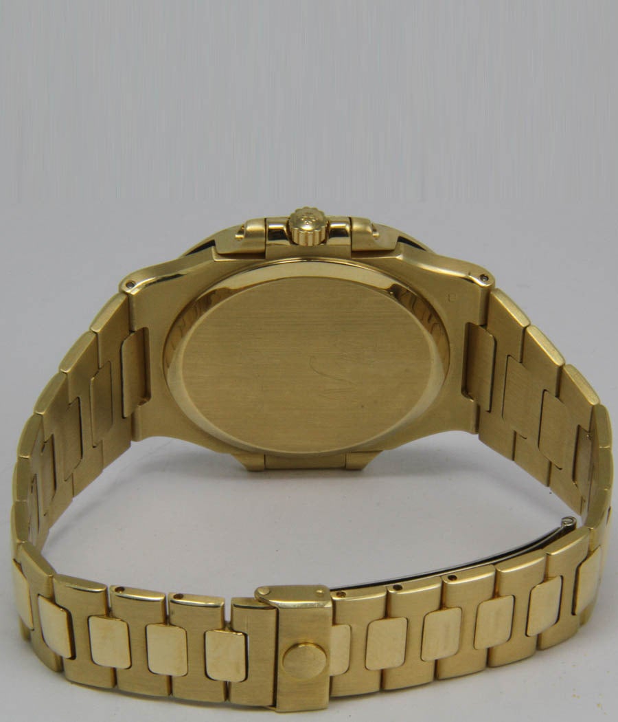 Patek Philippe Yellow Gold Large Nautilus Wristwatch Ref. 3700 2