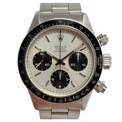 Retro Rolex Stainless Steel Daytona Cosmograph Wristwatch Ref. 6263