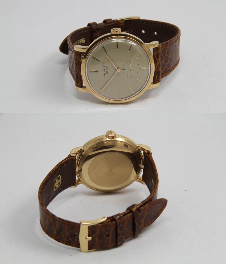 Patek Philippe Rose Gold Wristwatch Ref. 3415 In Excellent Condition In Munich, Bavaria